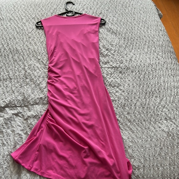 Michael kors pink dress with zipper details. Worn once - Picture 3 of 4